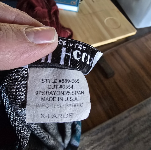 Multicolor Open Front Cardigan - Picture 5 of 5